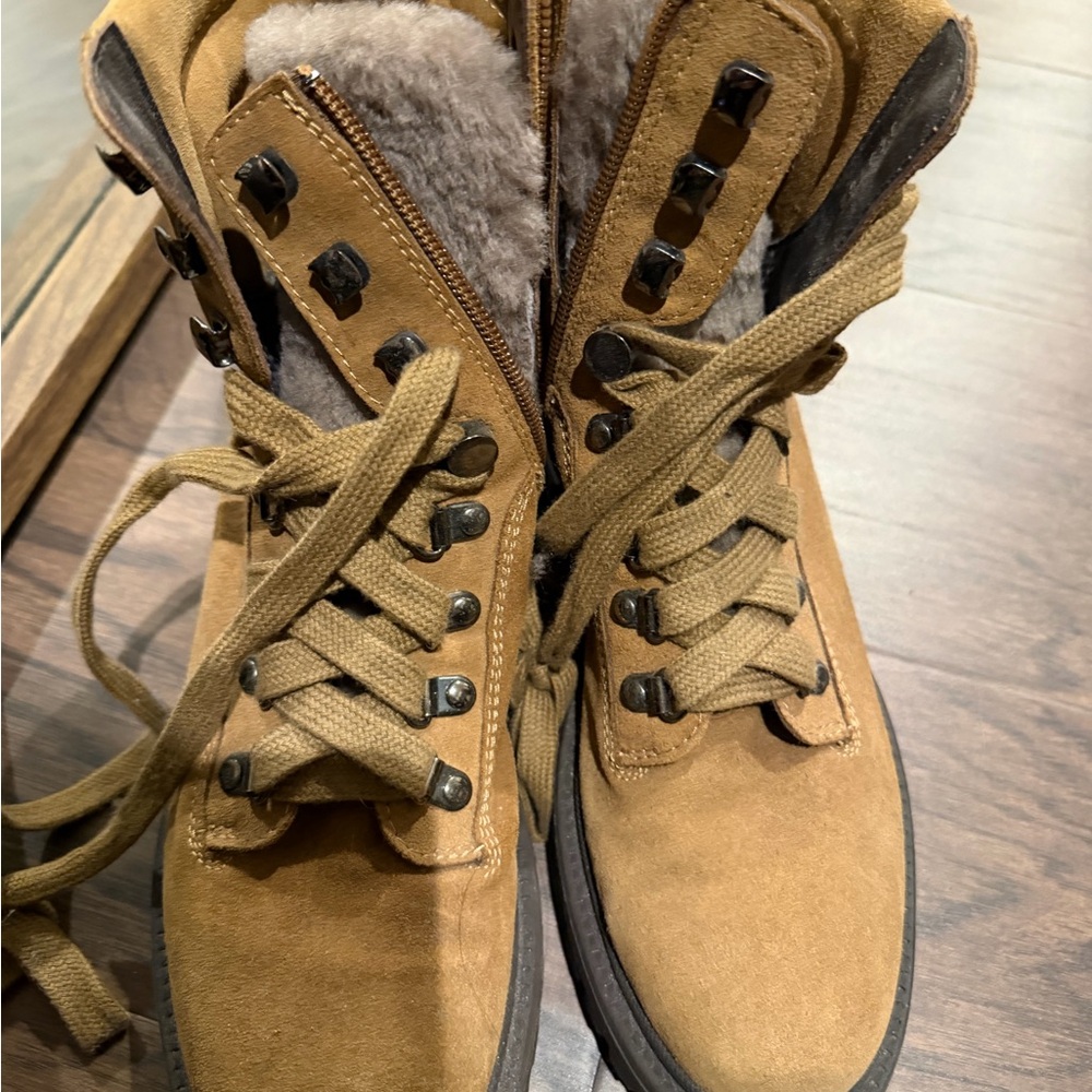 Aquatalia Tan Ankle Boots